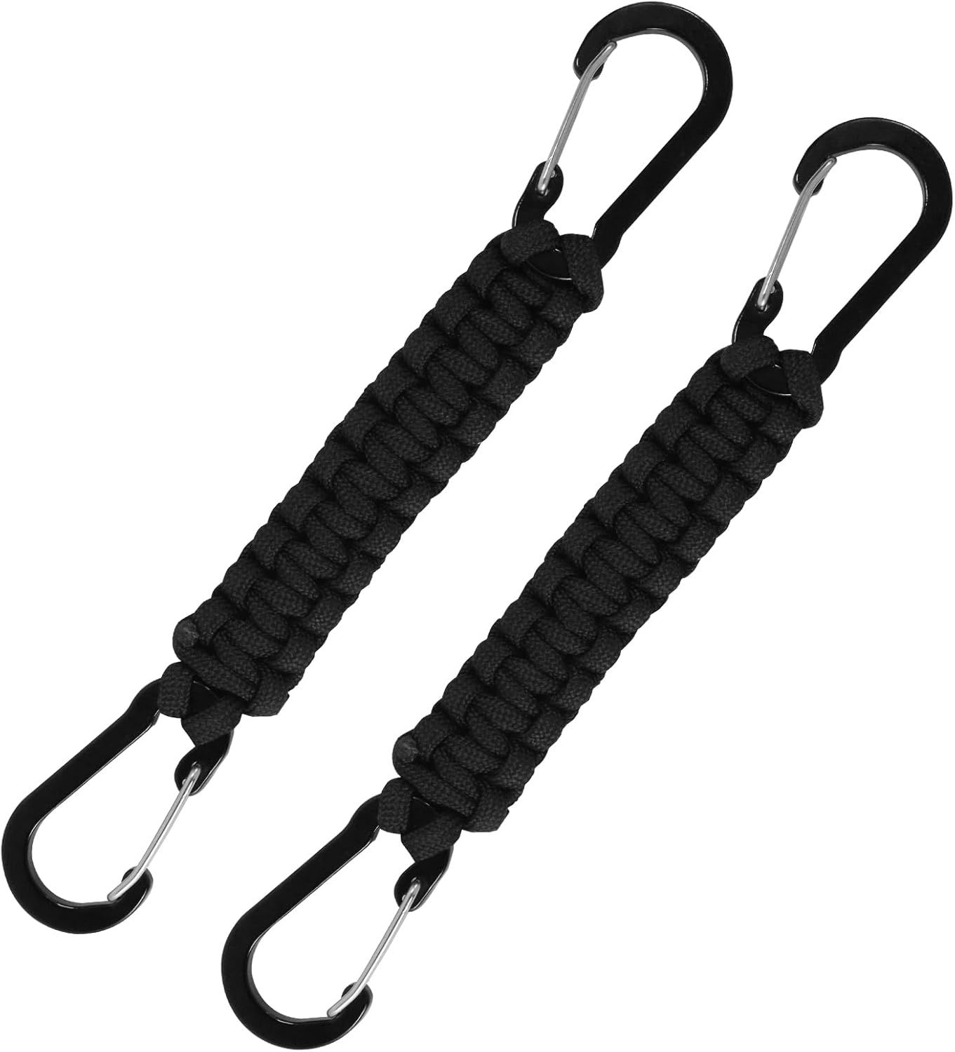 2 Pcs Keychains,Carabiner Keychain Clip Carabiner Keychain Hook for Outdoor Boys/Girls/Men/Wome - Image 1