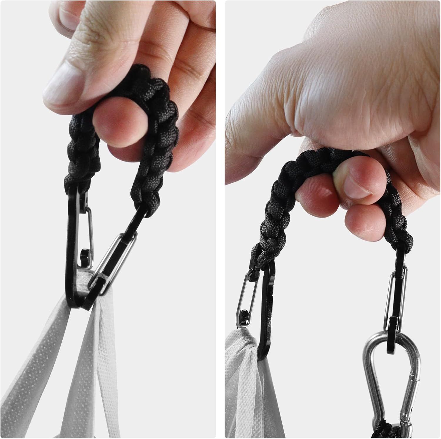 2 Pcs Keychains,Carabiner Keychain Clip Carabiner Keychain Hook for Outdoor Boys/Girls/Men/Wome - Image 4