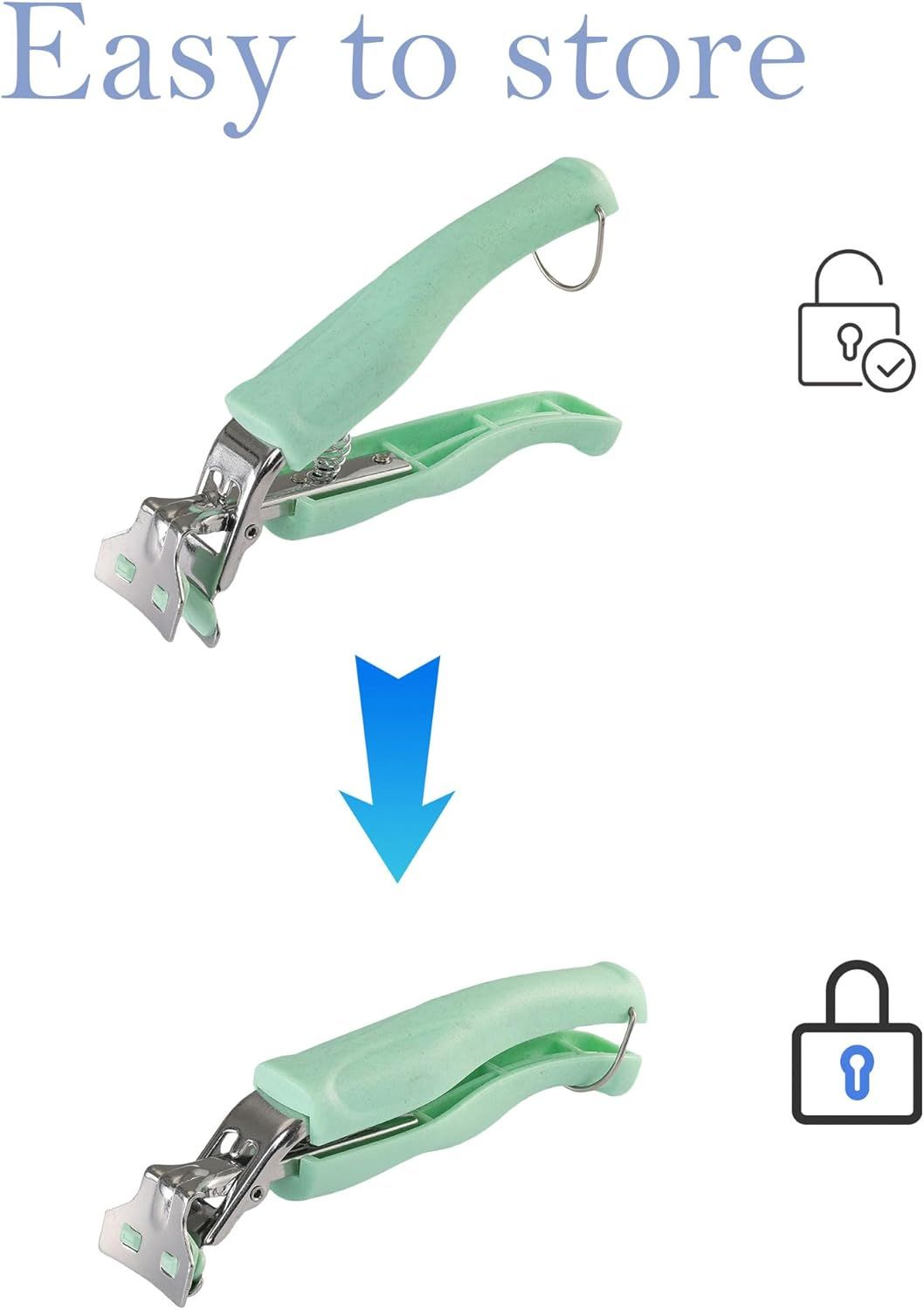 Stainless Steel Anti-Scalding Hot Bowl Dish Plate Gripper Clips Tongs Clamp Holder for Moving Hot Plate or Bowls with Food Out from Instant Pot Microwave Oven (2, Green,Pink) - Image 6