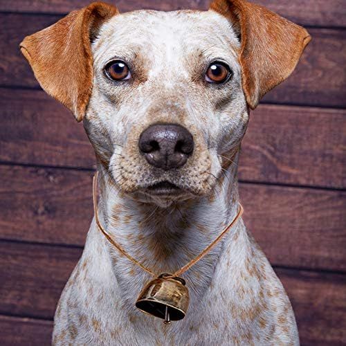 5 Pack Grazing Copper Bells, Metal Cow Bells for Dogs, Animal Copper Loud Bronze Bell, Small Brass Bell, for Cow Horse Sheep Cats Small Pets Anti-Theft Accessories (Red Bronze) - Image 5