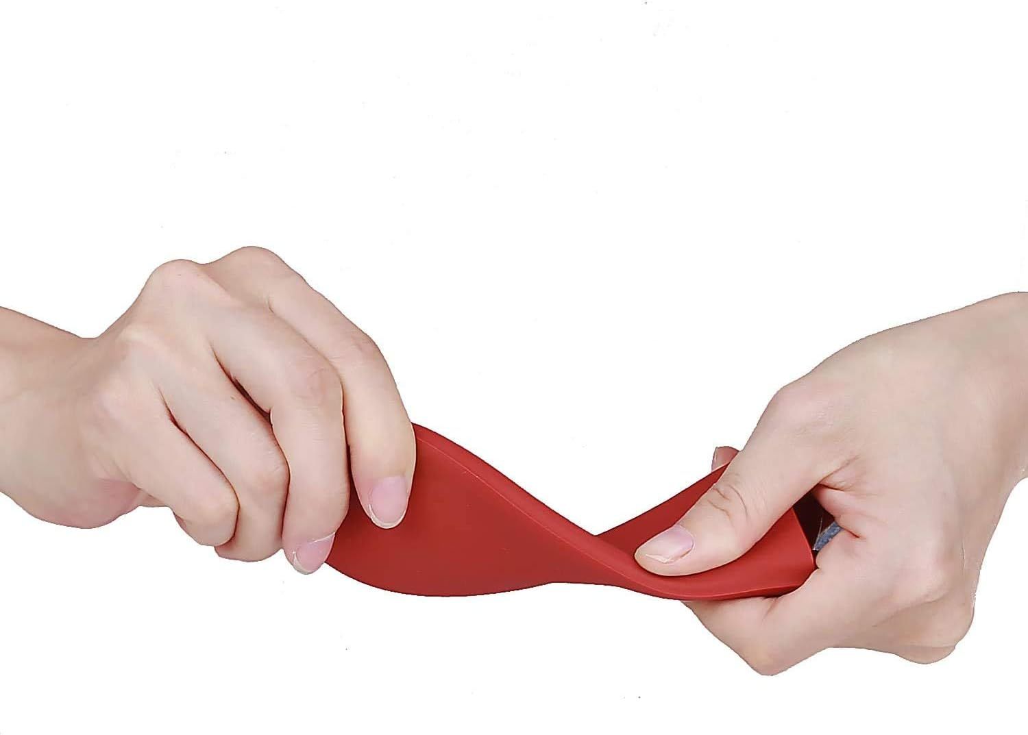 4 Packs Silicone Hot Handle Holder Kitchen Heat Resistant Fry Pan Milk Pot Sleeve Grip Handle Cover Potholder for Cast Iron Skillets Griddles Metal & Aluminum Cookware – Black & Red - Image 7