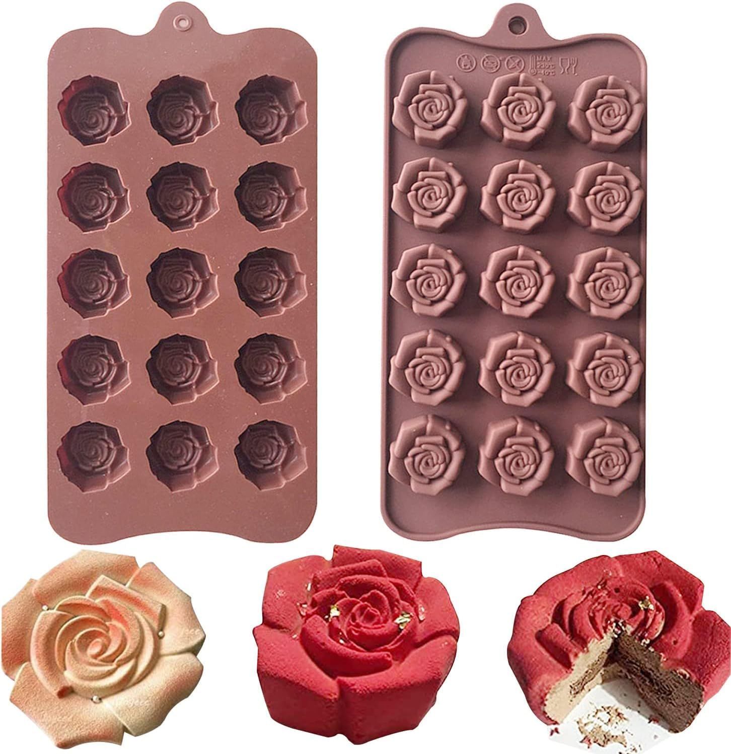 2 Pack Chocolate Silicone Molds Candy Mold - Image 1