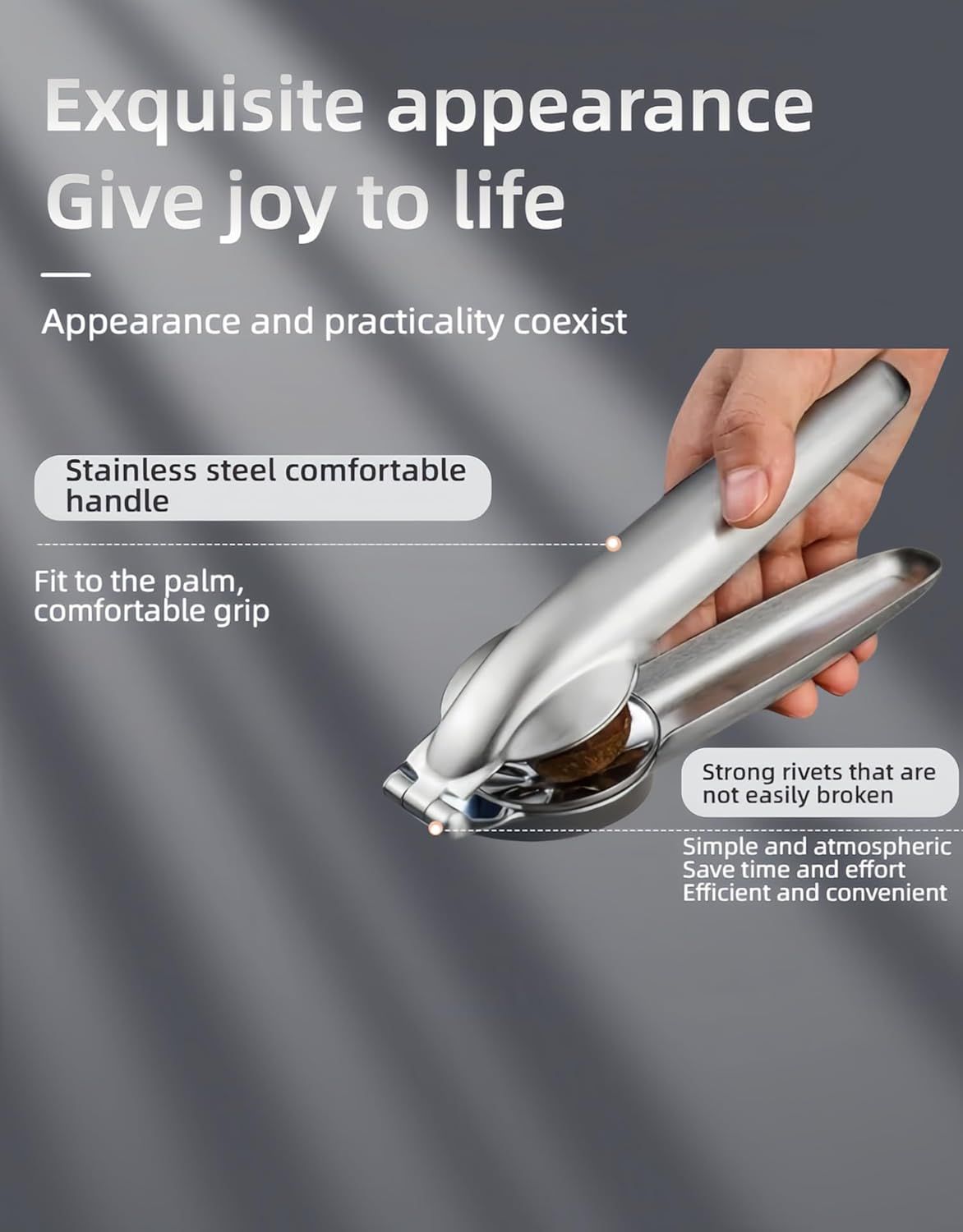 Multi-Purpose Nut Cracker Tool, 6.89 inch Stainless Steel Opener for Chestnuts, Walnuts, Almonds, Peanuts with Anti-Slip Design - Image 7