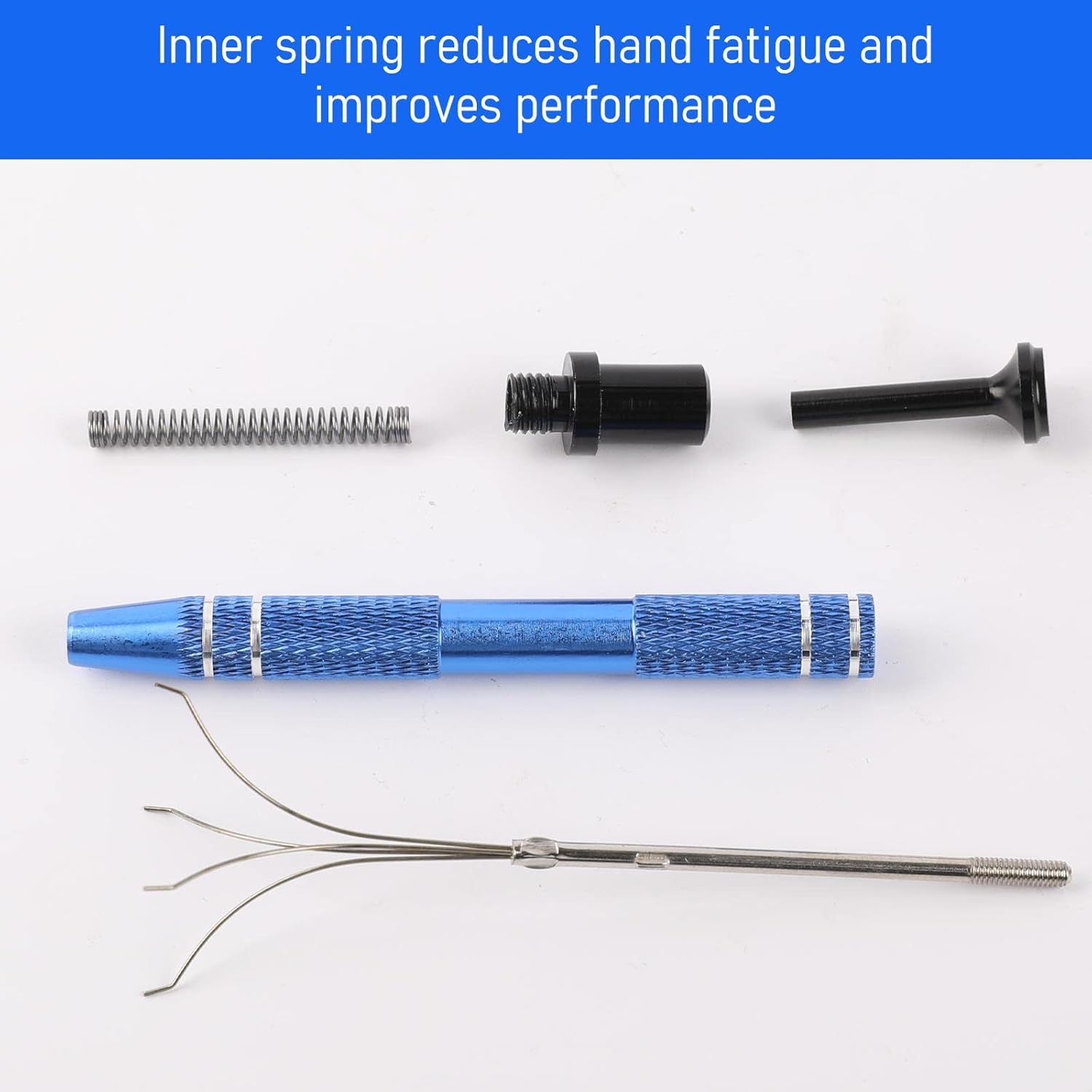4Pcs 4 Prongs Jeweler's Pick Up Tool, Stainless Steel Piercing Ball Grabber Tools,4-Claw Pick up Tool for Small Parts Grabber for IC Chip Electronic Components Nails Clamping - Image 4