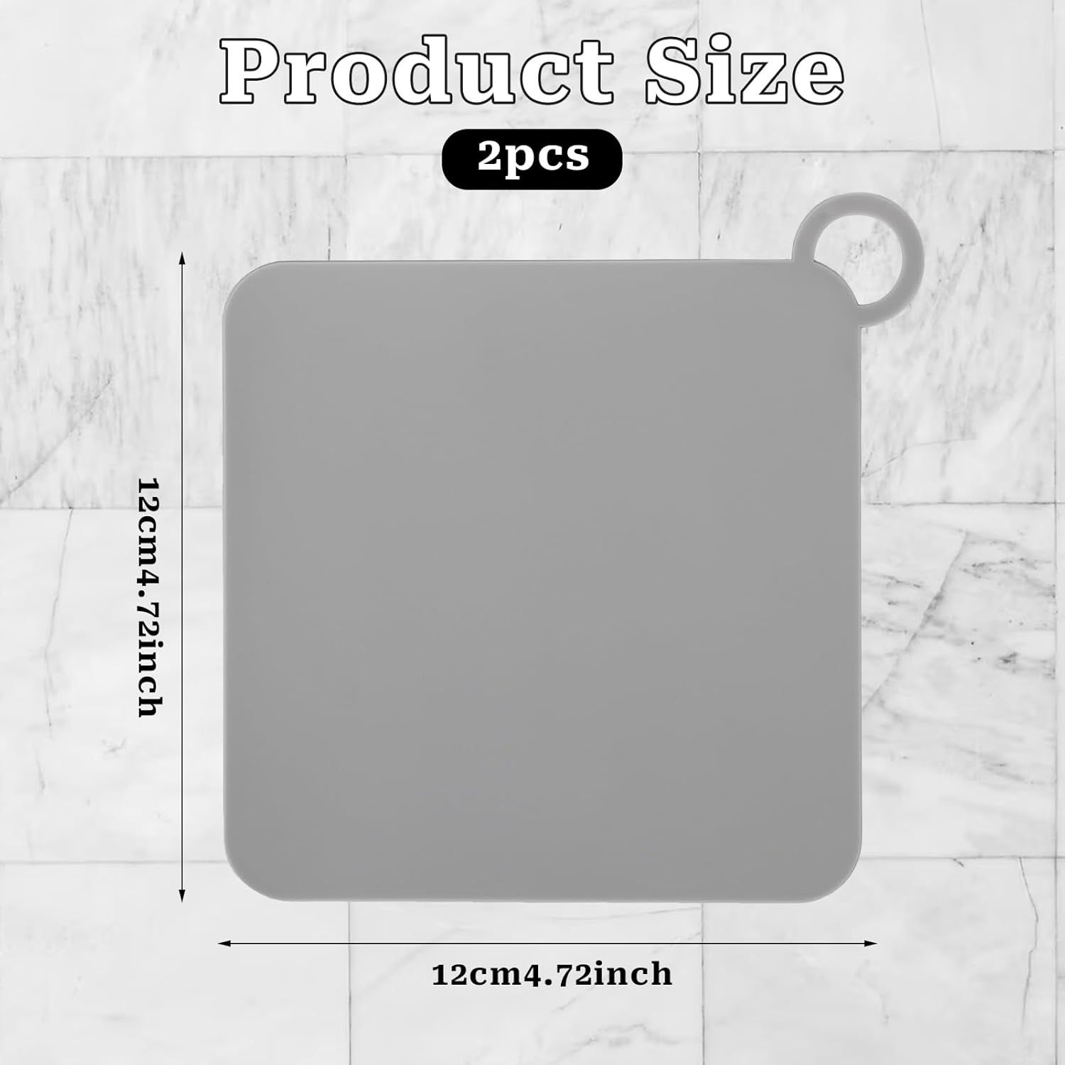 2 Pieces Silicone Tub Stopper Shower Drain Cover Floor Drain Anti-Odor Mat Shower Silica Gel Drain Plugs Bathtub Drain Cover Sewer Deodorization Floor Drain Mat for Kitchen, Bathroom and Laundry - Image 3