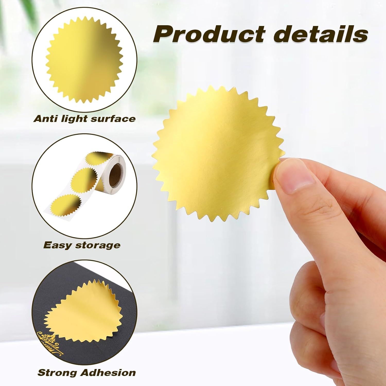 Gold Seals for Certificates 2