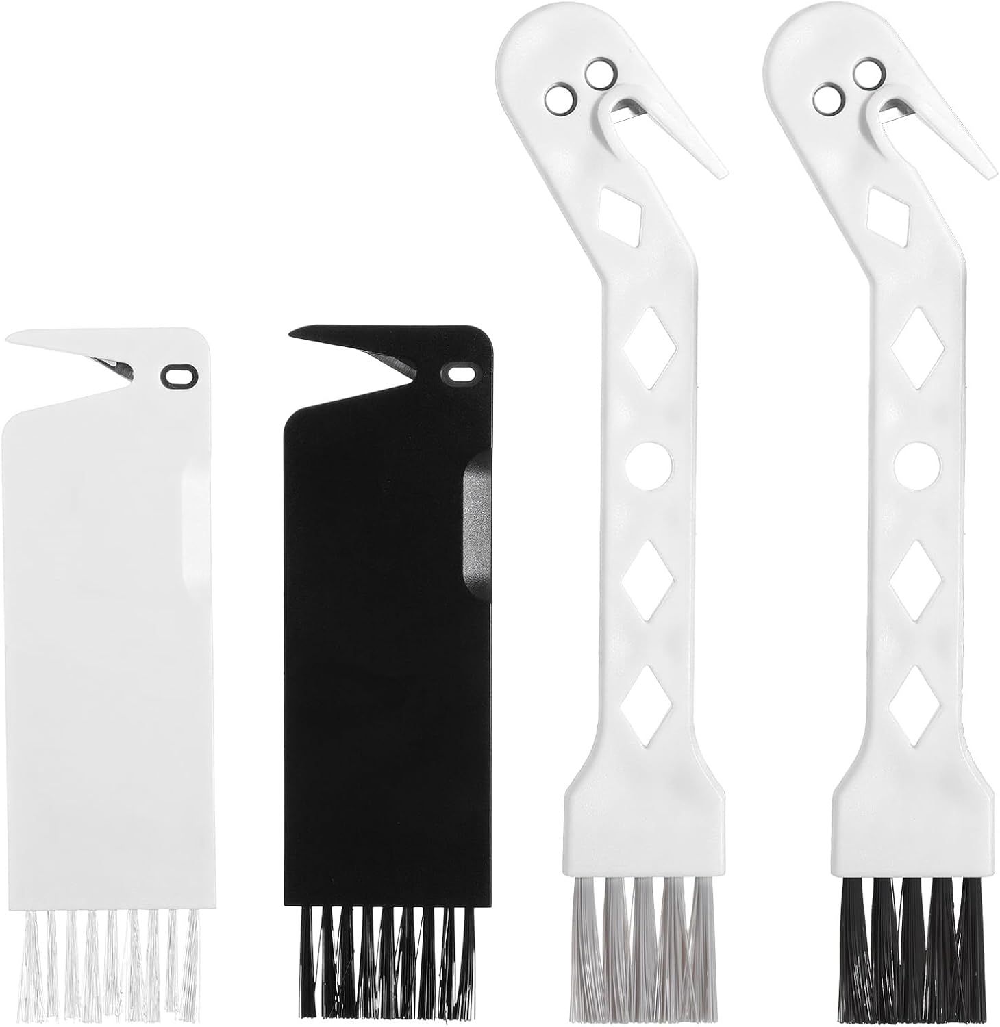 4 PCS Handheld Vacuum Cleaner Brush, Universal Dust Brush, 2 in 1 Vacuum Roller Cleaning Tool for Sweeping Robot - Image 1