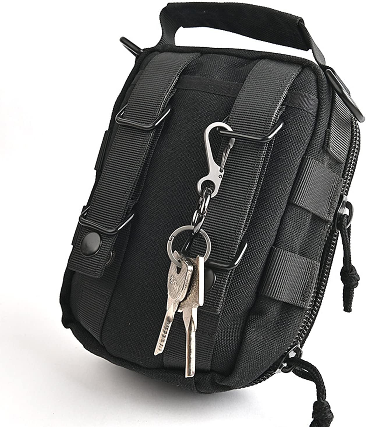 Small Carabiner Clip Metal Spring Snap Hooks Mini Paracord Hanging Clips for Camera Strap, Flashlight, Key Chain - Image 5