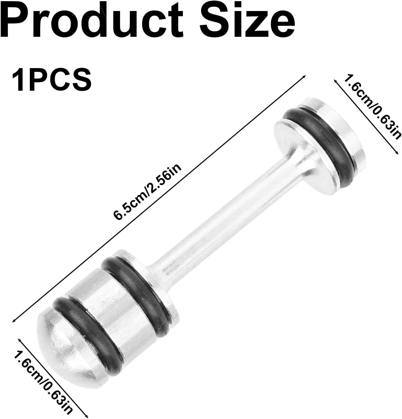 Aluminum Oil Diverter Barbell, Compatible with Gen III & IV Engines LS1 LS3 LS2 LS6 L92 L99 L33 LQ4 LQ9 4.8L 5.3L 5.7L 6.0L 6.2L LS Performance Parts Oil Billet Diverter Barbell (Black, Silver) - Image 2