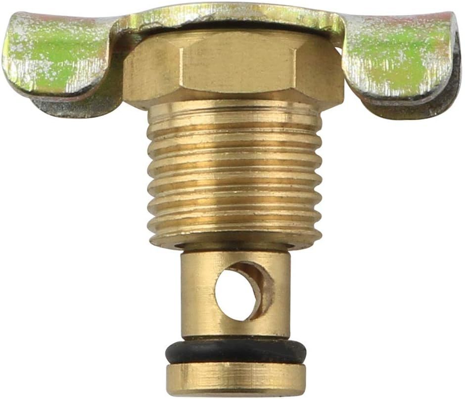 2PCS 1/4 Brass Air Hose Fitting Air Compressor Blowdown Valve NPT Male External Drain Cock Drain Switch With Handle - Image 3