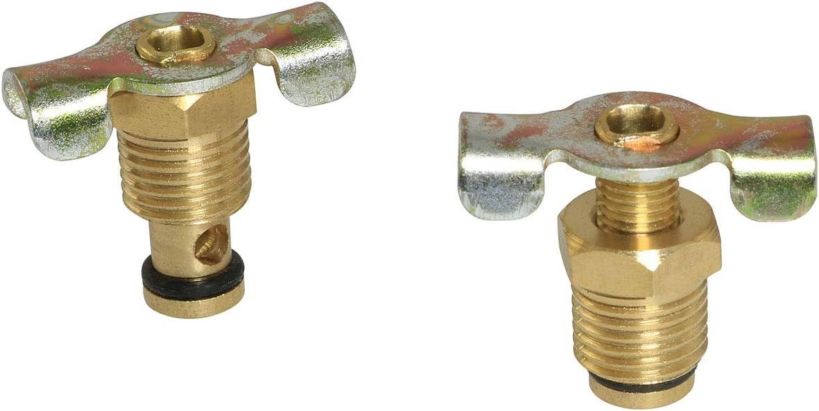 2PCS 1/4 Brass Air Hose Fitting Air Compressor Blowdown Valve NPT Male External Drain Cock Drain Switch With Handle - Image 4