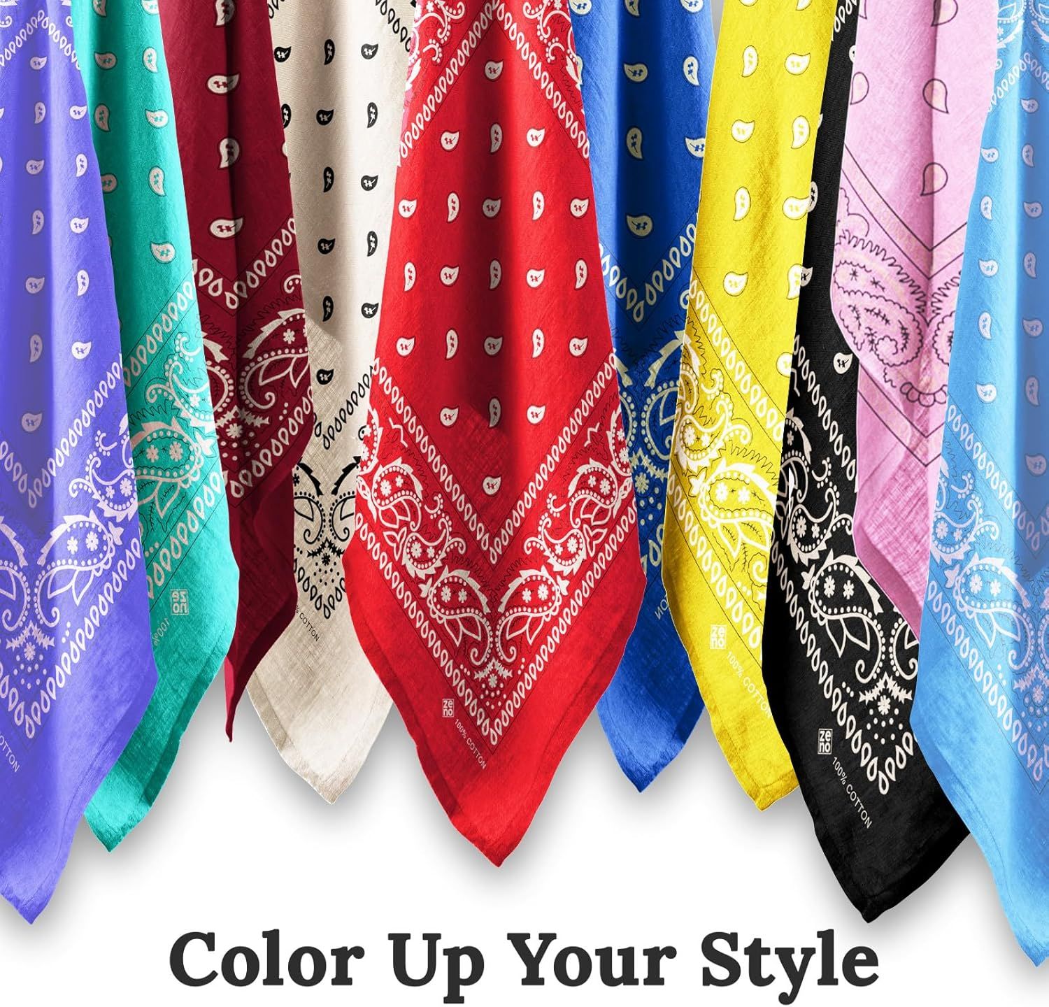 100% Cotton & Natural Fibers Bandana Scarf - Soft, Durable, Machine Washable – Unisex for Men & Women - Image 4