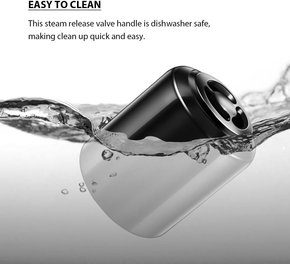 Steam Release Valve Handle for Instant Pot Duo Nova, DUO CRISP AF 8, Duo Gourmet 6 Qt, Ultra 3, 6, 8 Qt, Viva 6 Qt/Pressure Cooker Replacement Accessories - Image 6