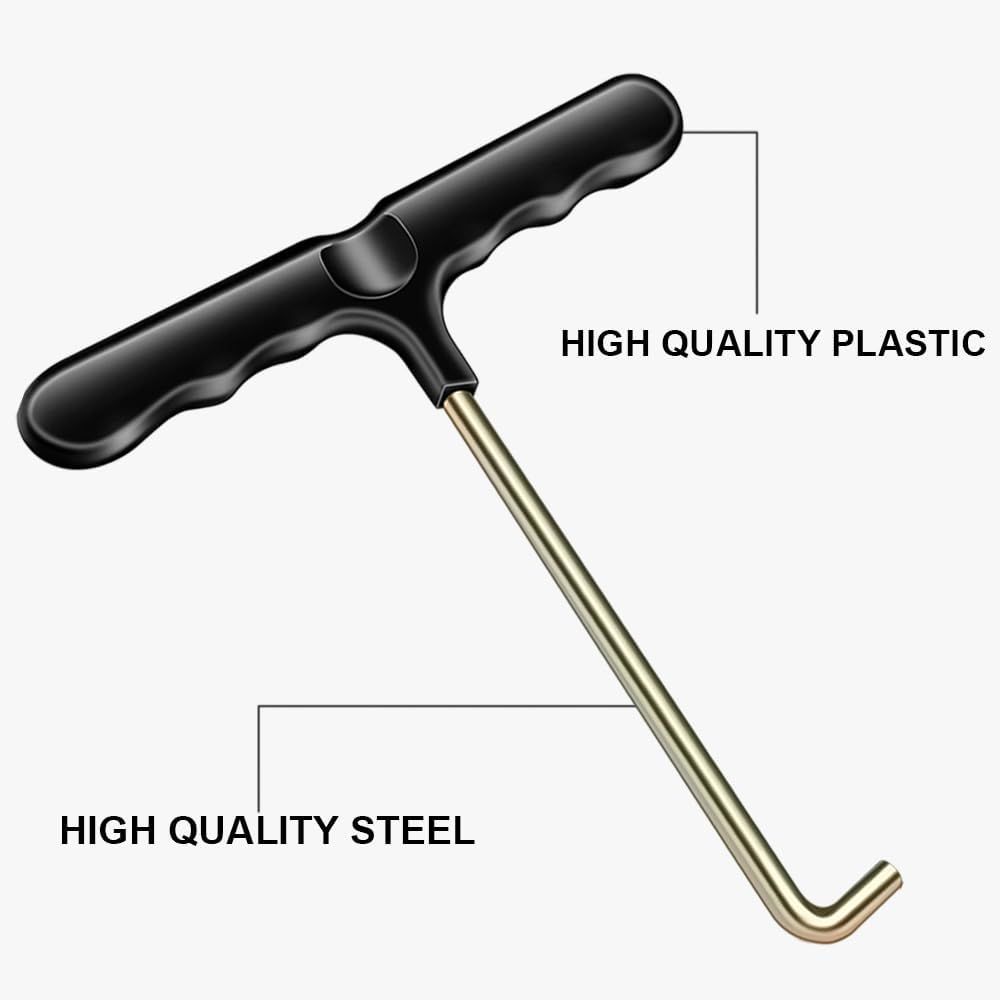 Trampoline Spring Pull Tool Kit Trampoline T-Hook Puller Spring Pull T-Shape Hook Trampoline Accessories - Image 4