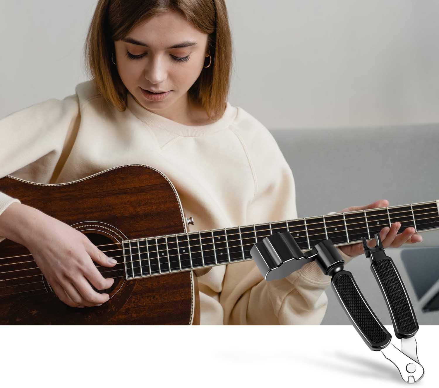 Guitar String Winder Cutter Pin Puller Multifunctional 3 In 1 Guitar Maintenance Tool String Peg Winder String Cutter Pin Puller Instrument Accessories - Image 7