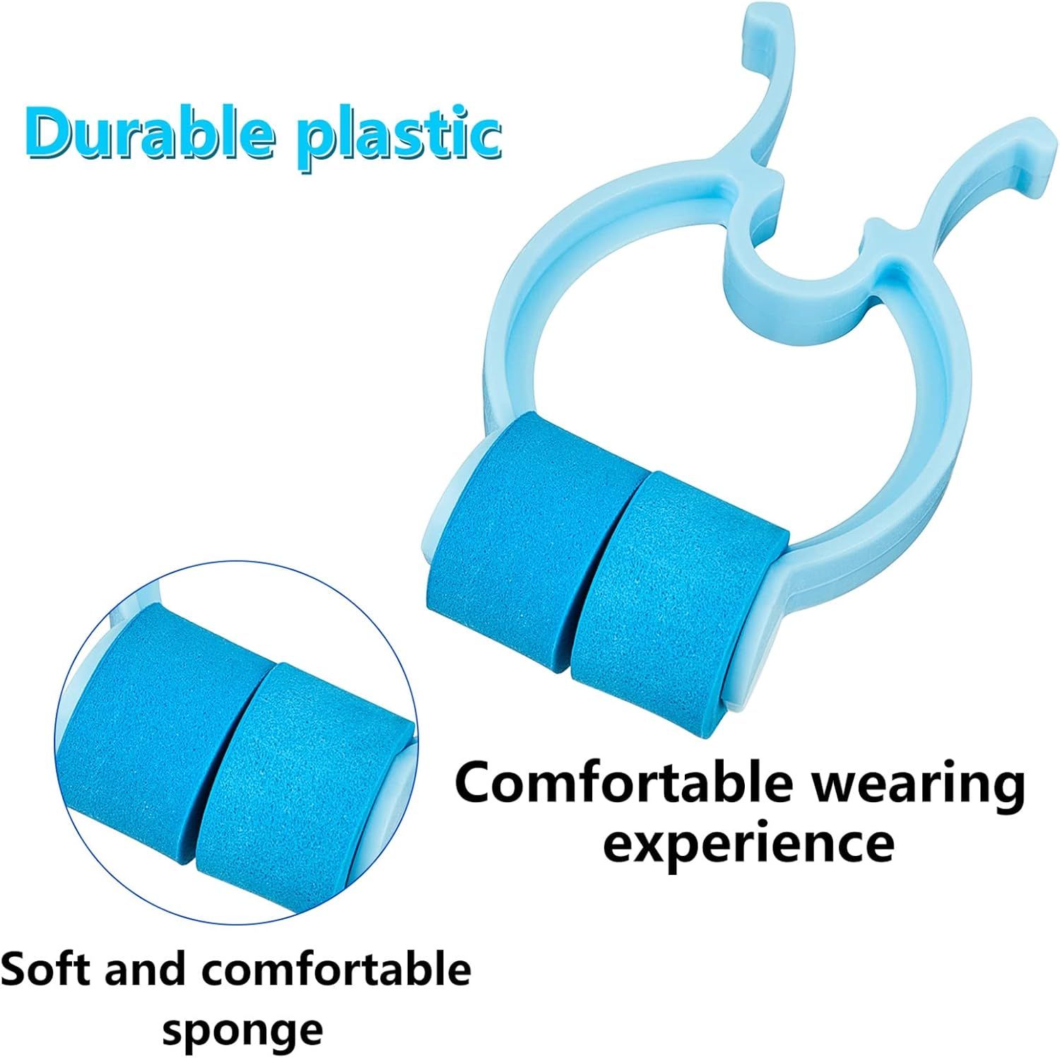 Nose Stop Clips Nasal Nose Stopper Clips Plastic Foam for Emergency or Accident - Image 3