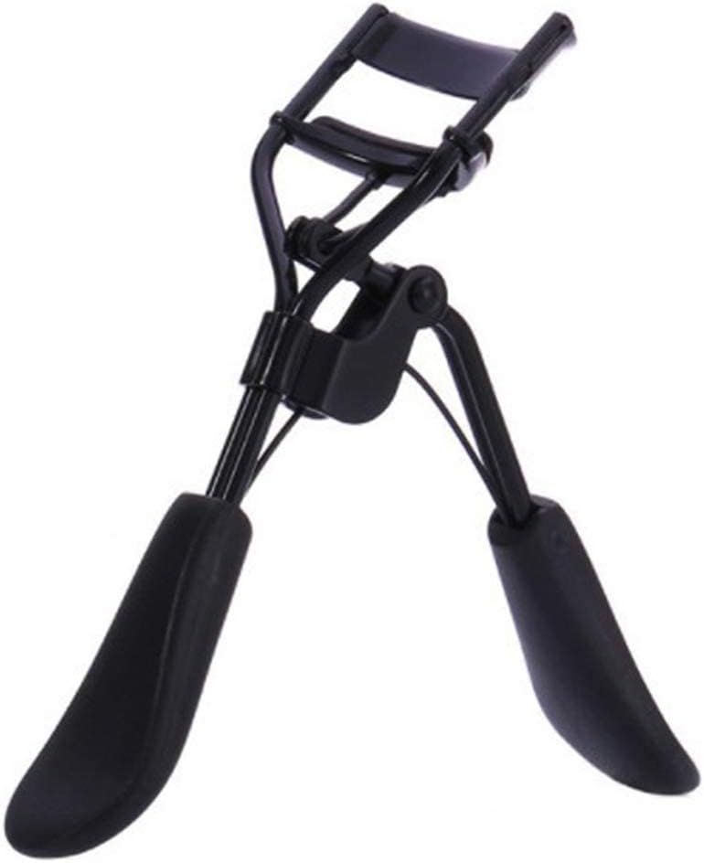 Black Portable Eyelash Curler - Crimps and Curls Lashes for Perfect,Portable Eyelash Curler Maker Eye Lashes Clip Women Beauty Cosmetic Tool Gift,Makeup Brushes and Tools - Image 1