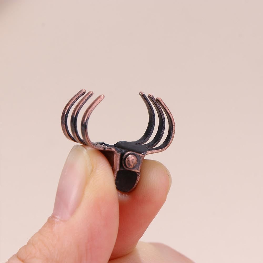 5PCS Mini Metal Hair Claw Clips for Women,Mini Metal Hair Claw Clips,Bronze Clamp Side Bangs Clip Hair Styling Tool Hairpins Hair Accessories for Women - Image 8