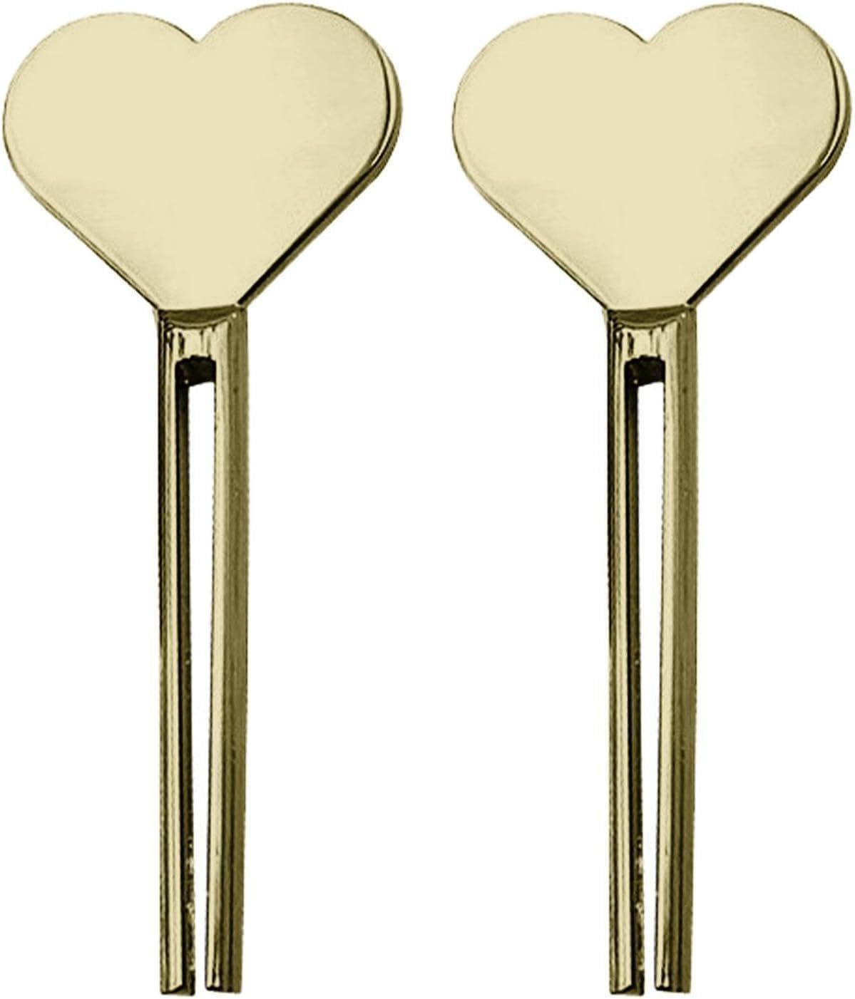 2pcs Metal Tube Squeezer Key,Stainless Steel Toothpaste Roller，Creams Tube Wringer,Efficient Toothpaste Saver,Toothpaste Roller Tube Key for Paint, Cosmetics and Hair Dye (Gold) - Image 1