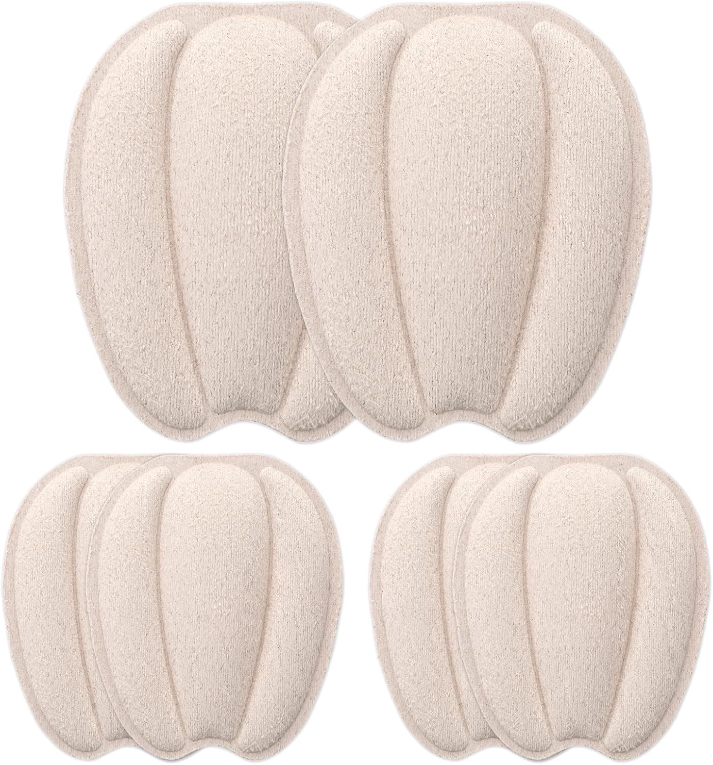 3 Pairs Tongue Pads for Shoe Too Big, Non Slip Tongue Cushion Insert for Loose Shoe Size Reducer Heel Pads Grips Cushion Inserts Replacement Shoes Filler for Men Women (Beige) - Image 1