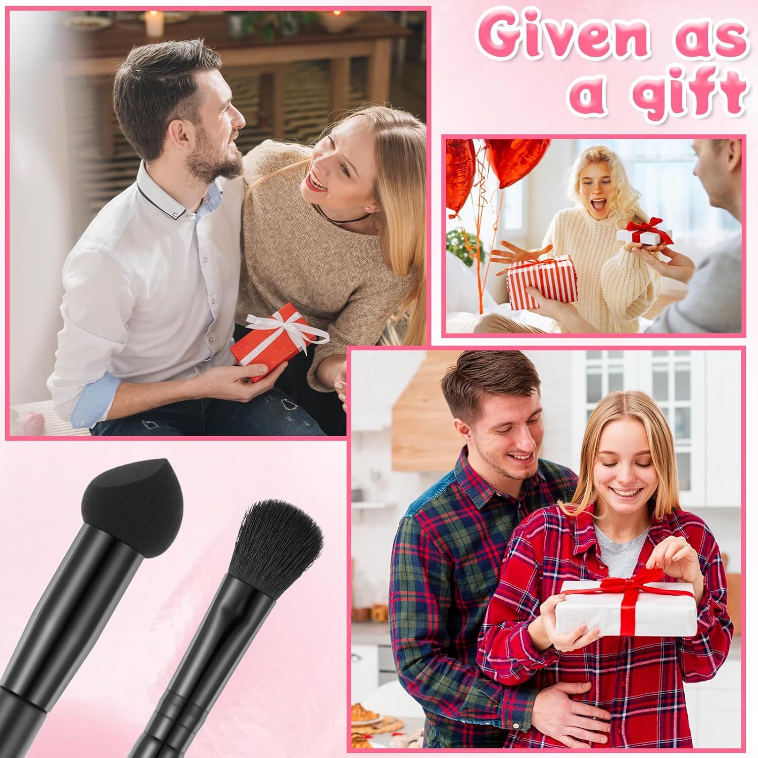 2 Pcs Dual Ended Hairline Brushes, Hairline Concealer Brush Set with Sponge Tip and Soft Bristles for Covering Hair Root Travel Makeup Brush Set for Concealer, Contour, Root Touch Up - Image 7