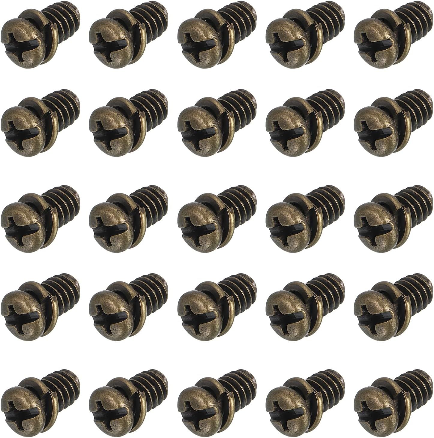 20Pcs Ceiling Fan Blade Screws, 1/4