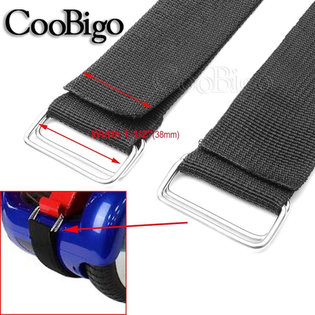 2 Pack Hoverboard Seat Attachment Straps, HoverKart Replacement Straps Adjustable with Tri-Glide Buckle Polypropylene PP Webbing Adjustment Strap Width 1-1/2