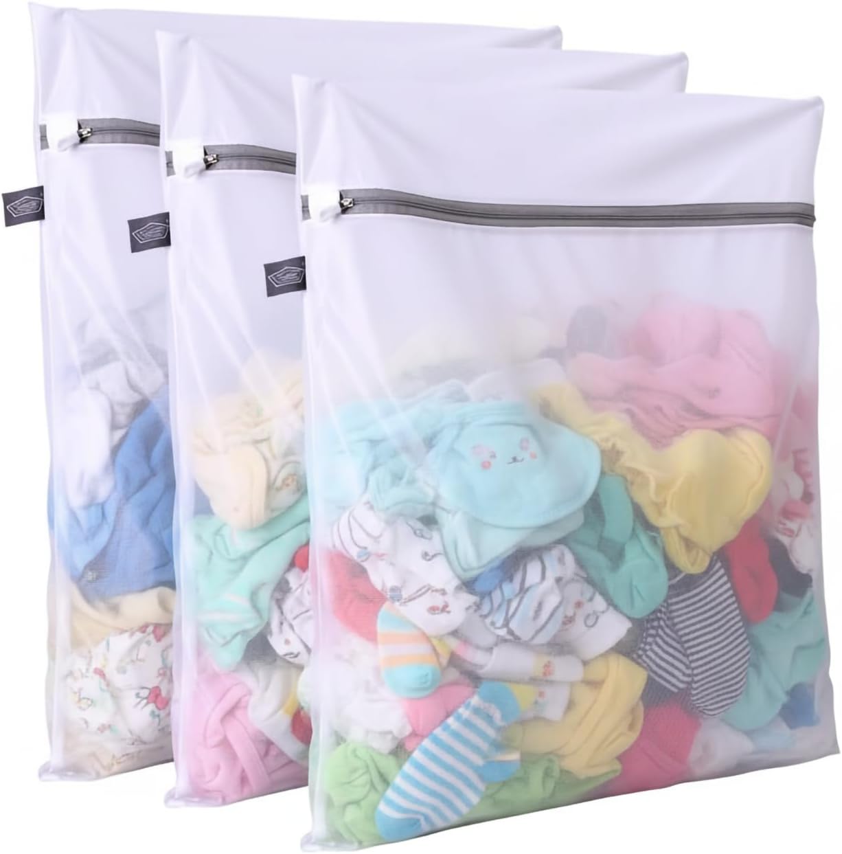Kimmama Lingerie Bags for Washing Delicates, Garment Bag for Washing Machine, Mesh Laundry Bags for Cleaning Clothes, Tie, Scarf, Socks, Stockings, Shirts, Toys, 3S - Image 1