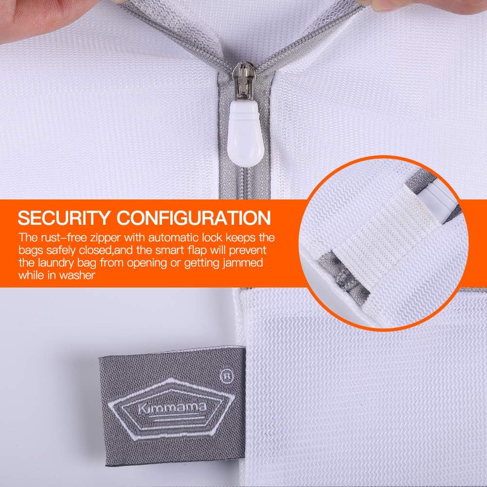 Kimmama Lingerie Bags for Washing Delicates, Garment Bag for Washing Machine, Mesh Laundry Bags for Cleaning Clothes, Tie, Scarf, Socks, Stockings, Shirts, Toys, 3S - Image 6