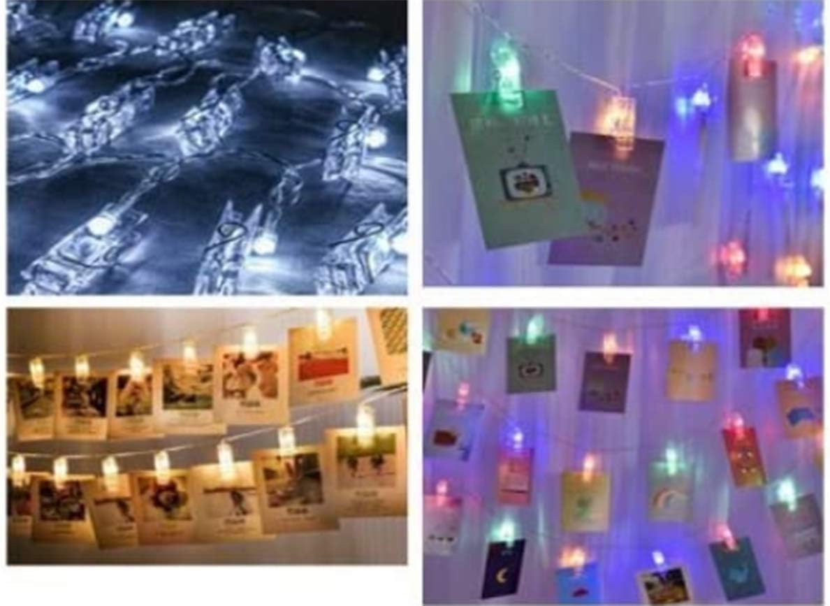 Yansanido 100pcs Mini Clear Plastic Utility Paper Clip, Clothespins Clips, Clothes Line String Clips, mini Clothes Pins for Photo for String Fairy Lights Color Clear(100pcs Clear Plastic Clips) - Image 6