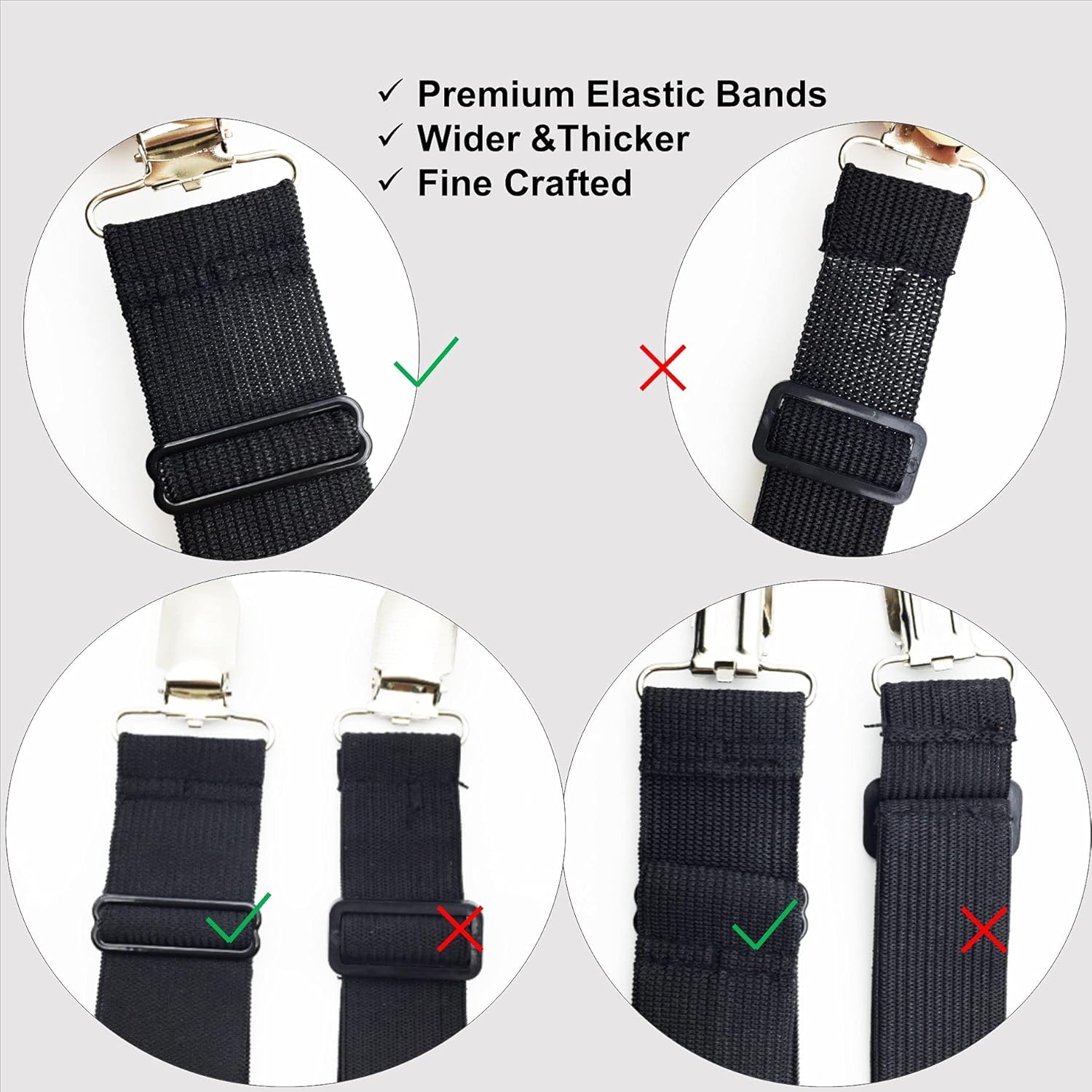 Sheet Straps Bed Sheet Keeper Holder for Corners Sheet Stays Suspender Clips Fitted Sheet Holder Clips Garters Fasteners Mattress Clamps - Image 6
