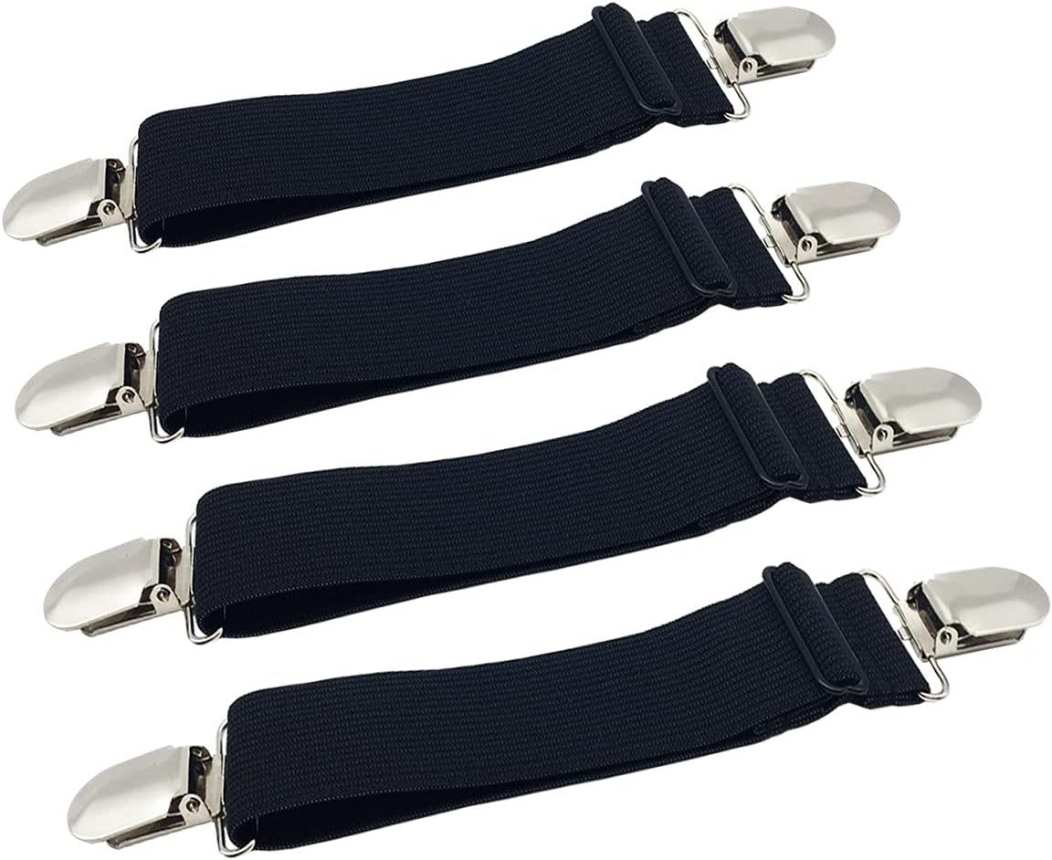 Sheet Straps Bed Sheet Keeper Holder for Corners Sheet Stays Suspender Clips Fitted Sheet Holder Clips Garters Fasteners Mattress Clamps - Image 7