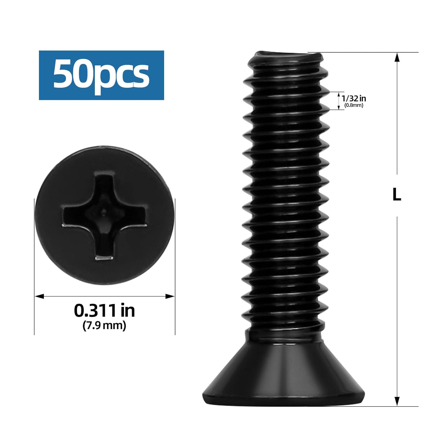 #8-32 x 1/2