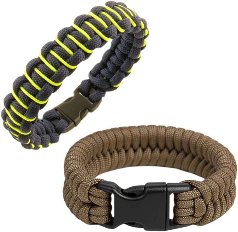 CooBigo 30 Pack 5/8 Inch Curved Paracord Bracelet Clip, Plastic Side Release Buckles for Parachute 550 Cord Paracord Bracelets Clasp Dog Collar Buckle DIY Craft Accessories - Image 5