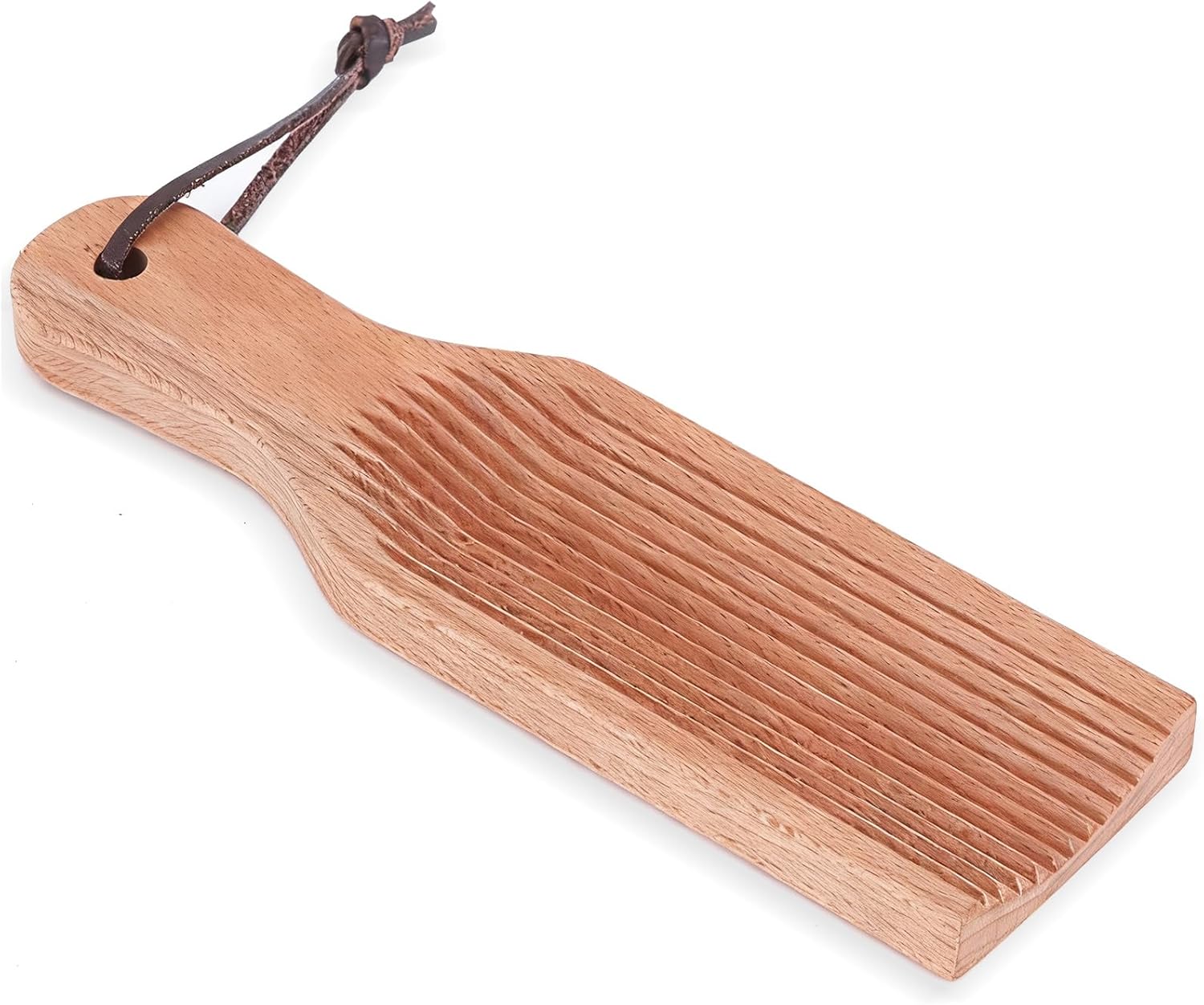 Gnocchi Board, Wood Pasta Board Paddle Homemade Gnocchi Maker, Easy to Use and Clean Pasta Making Tools for Home Kitchen Cooking - Image 1