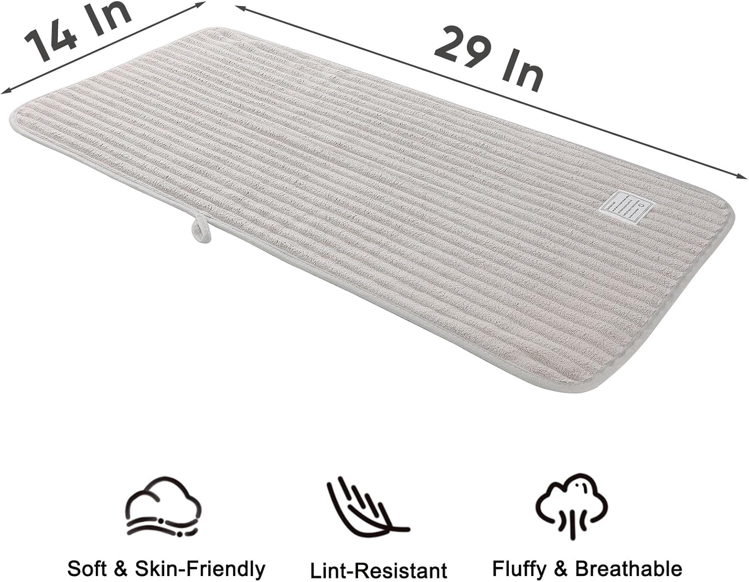 Luxury 3-Piece Quick-Dry Small Bath Towel Set – Ultra Soft Microfiber Hand Towels for Bathroom, Bar, Pool, Gym & Travel – Elegant Twill Design(14”x 29.6”) - Image 8