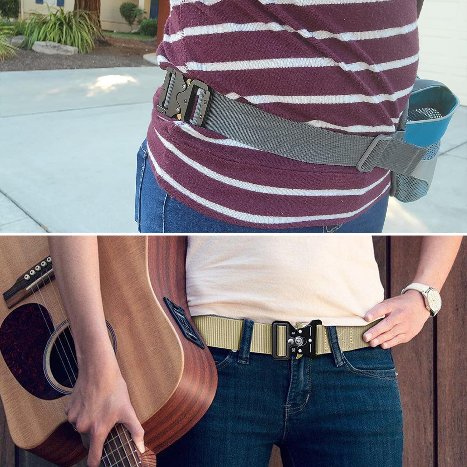 CooBigo 2 Pack Tactical Belt Buckles, 1-1/2