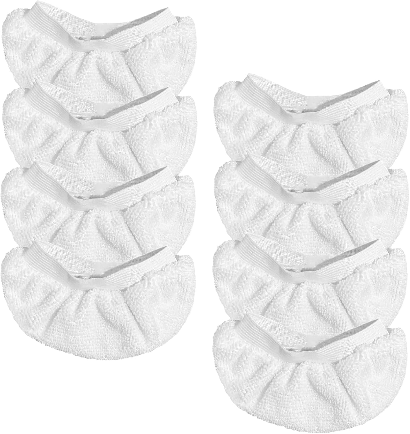 8 Pack Steam Cleaner Accessories for Most Handheld Steam Cleaner - Microfiber Cloths Cover Compatible with Bissell Steam Shot, Dupray, PurSteam, Comforday Steam Cleaner - Image 1