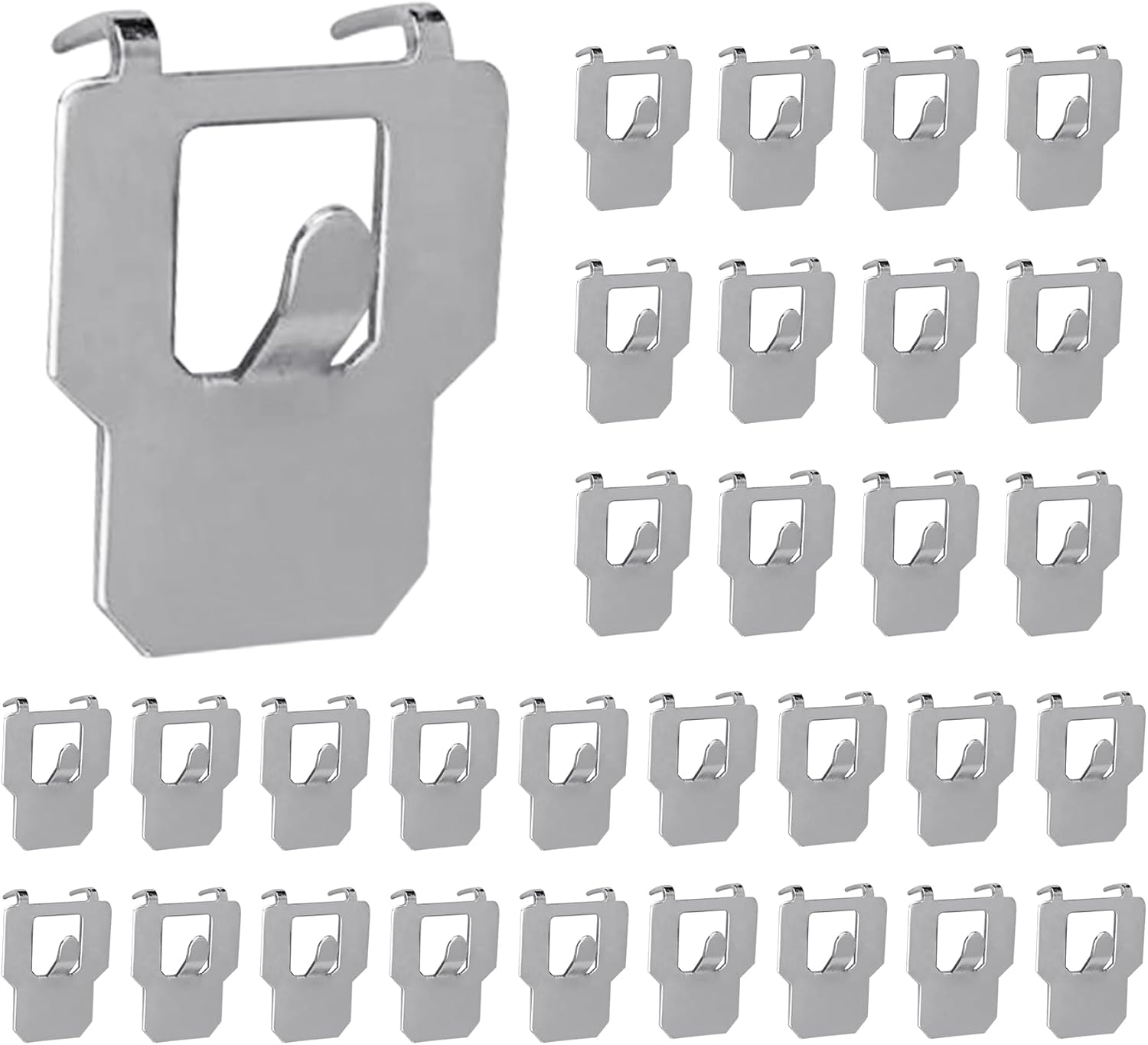 Xadnitu 30 Pieces 30LB Claw Drywall Picture Hangers for Easy Wall Picture Frames, Mirrors, Paintings, Art Hanging, Supporting in Home and Office Decoration - Image 1