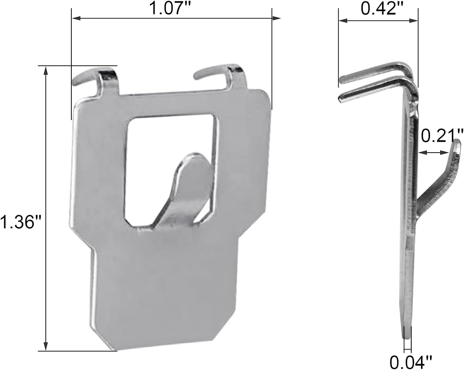 Xadnitu 30 Pieces 30LB Claw Drywall Picture Hangers for Easy Wall Picture Frames, Mirrors, Paintings, Art Hanging, Supporting in Home and Office Decoration - Image 3