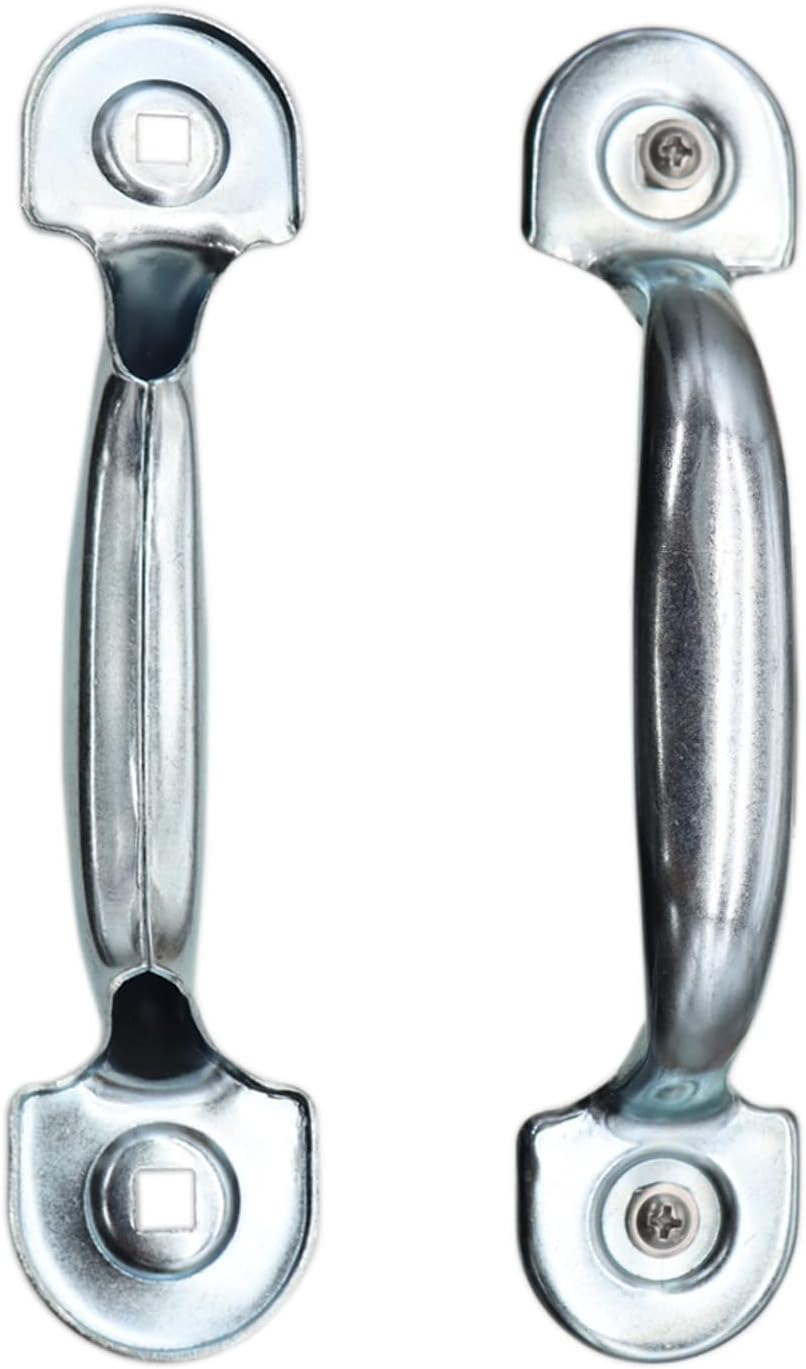 Xadnitu Garage Door Bottom Lift Handle for Most Gate Handles Replacement, Heavy Duty Door Pull Handle for Garage Outdoor Closet (2 Pack) - Image 5