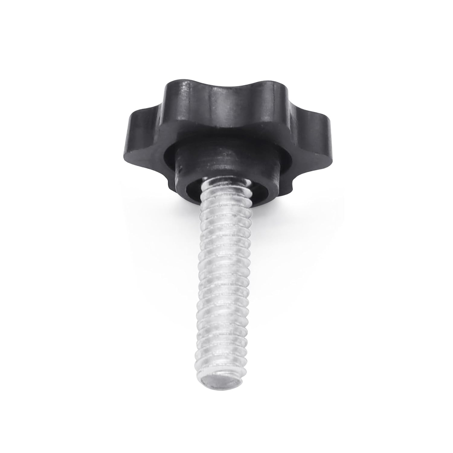Xadnitu 10 Pieces 1/4''-20-1'' Thread Knob Plastic Star Shaped Nut Clamping Male Handle Tightening Screw Knobs for Replacing Umbrella Base - Image 2