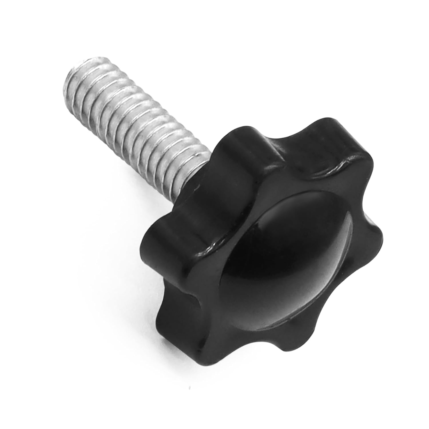 Xadnitu 10 Pieces 1/4''-20-1'' Thread Knob Plastic Star Shaped Nut Clamping Male Handle Tightening Screw Knobs for Replacing Umbrella Base - Image 5