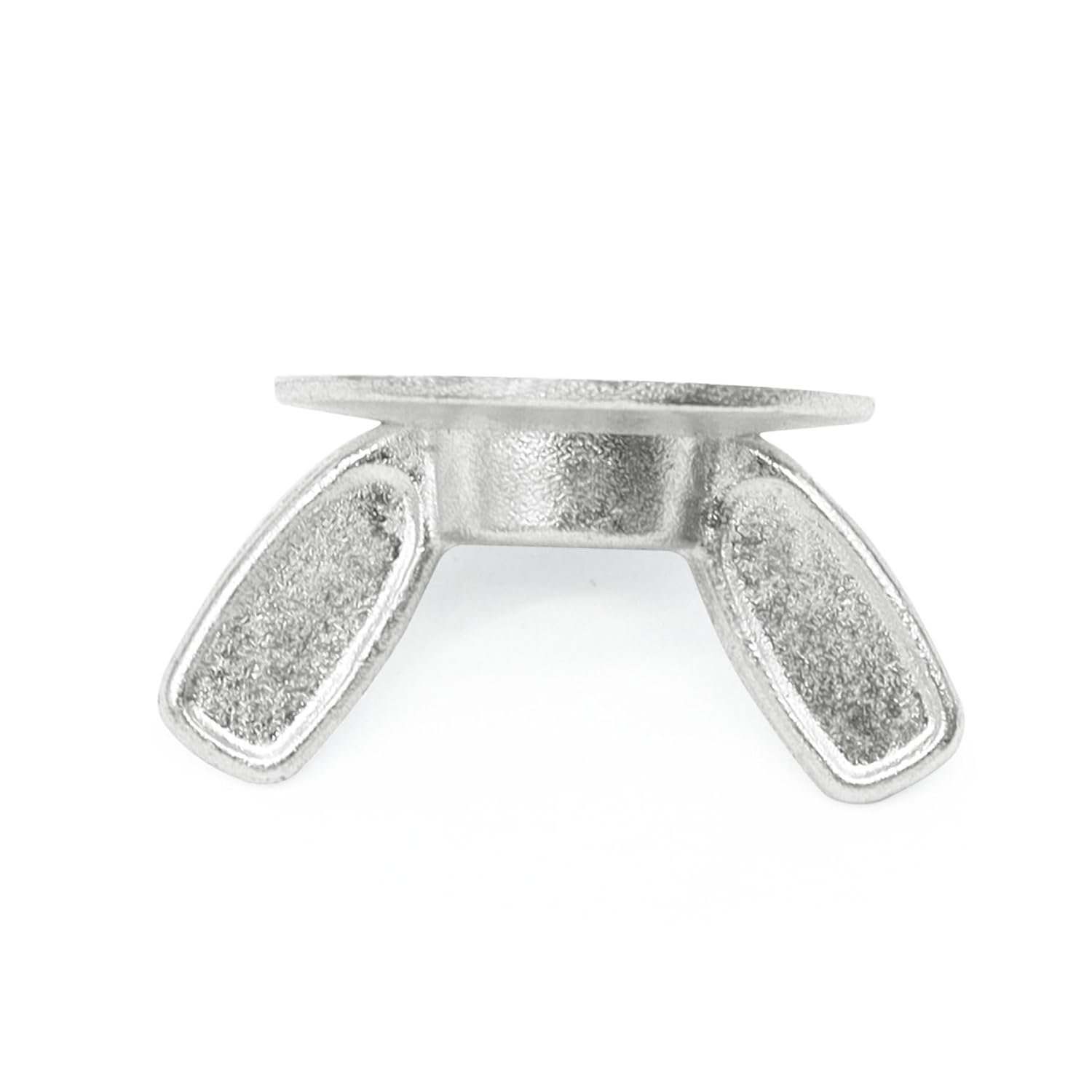 Xadnitu 50 Pieces 1/4''-20 Washered Wing Nut, Zinc Plated Hurricane Hardware Butterfly Nuts with Washer for Fasteners, Silver - Image 2