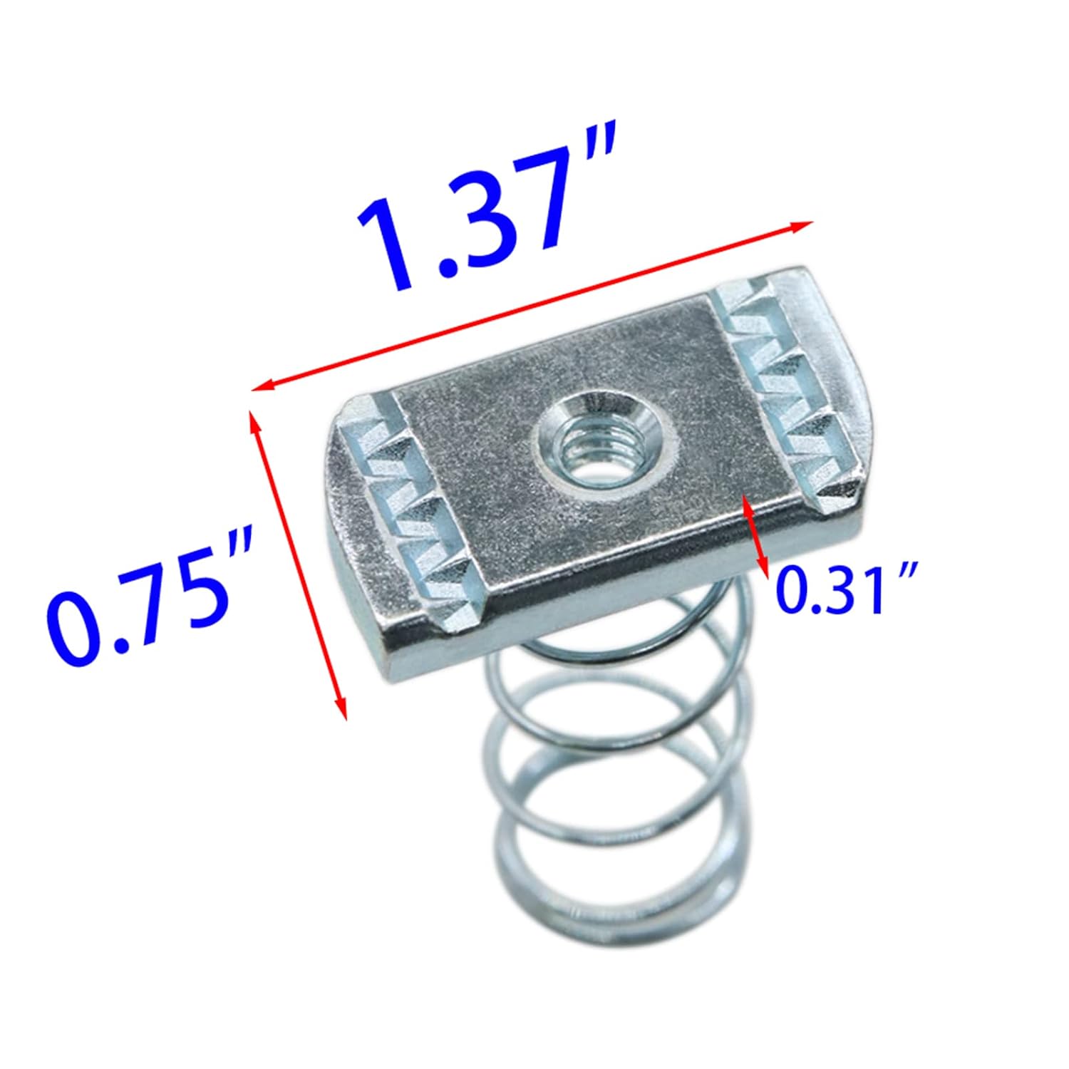 Strut Channel Nuts, 1/4