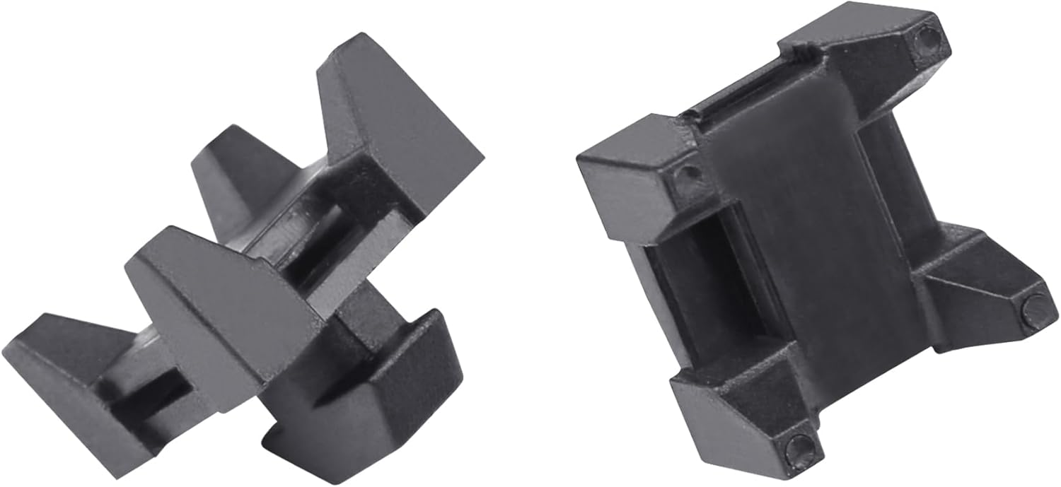 Xadnitu 25 Pieces Plastic Cable Zip Tie Mounting Blocks, Drop-In Base Mounts for 15 or 40 Series Aluminum T-Slot Extruded Profiles Wire Management - Image 3