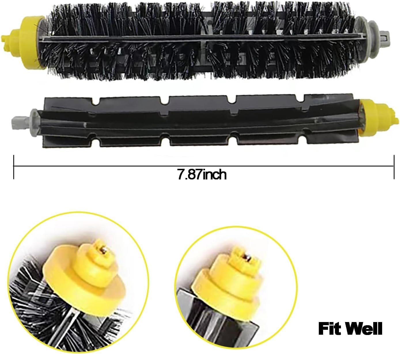 Replacement Brush Rollers for irobot Roomba 600 Series 694 676 675 692 695 677 671 690 680 660 650 620 614 610 600 & 500 Series 595 585 564 Vacuum Robot 2 Pack - Image 4