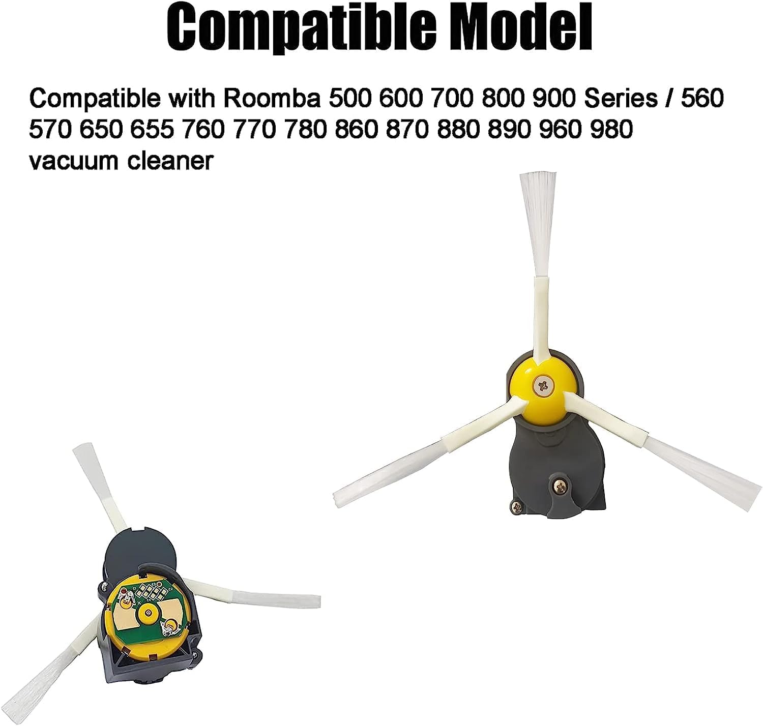 Replacement Side Brush Motor for IRobot Roomba 900,800,700 and 600 Series 960 980 985 860 870 877 880 890 891 895 805 761 770 780 790 614 650 665 671 675 690 694 with Brush and Screwdriver - Image 2