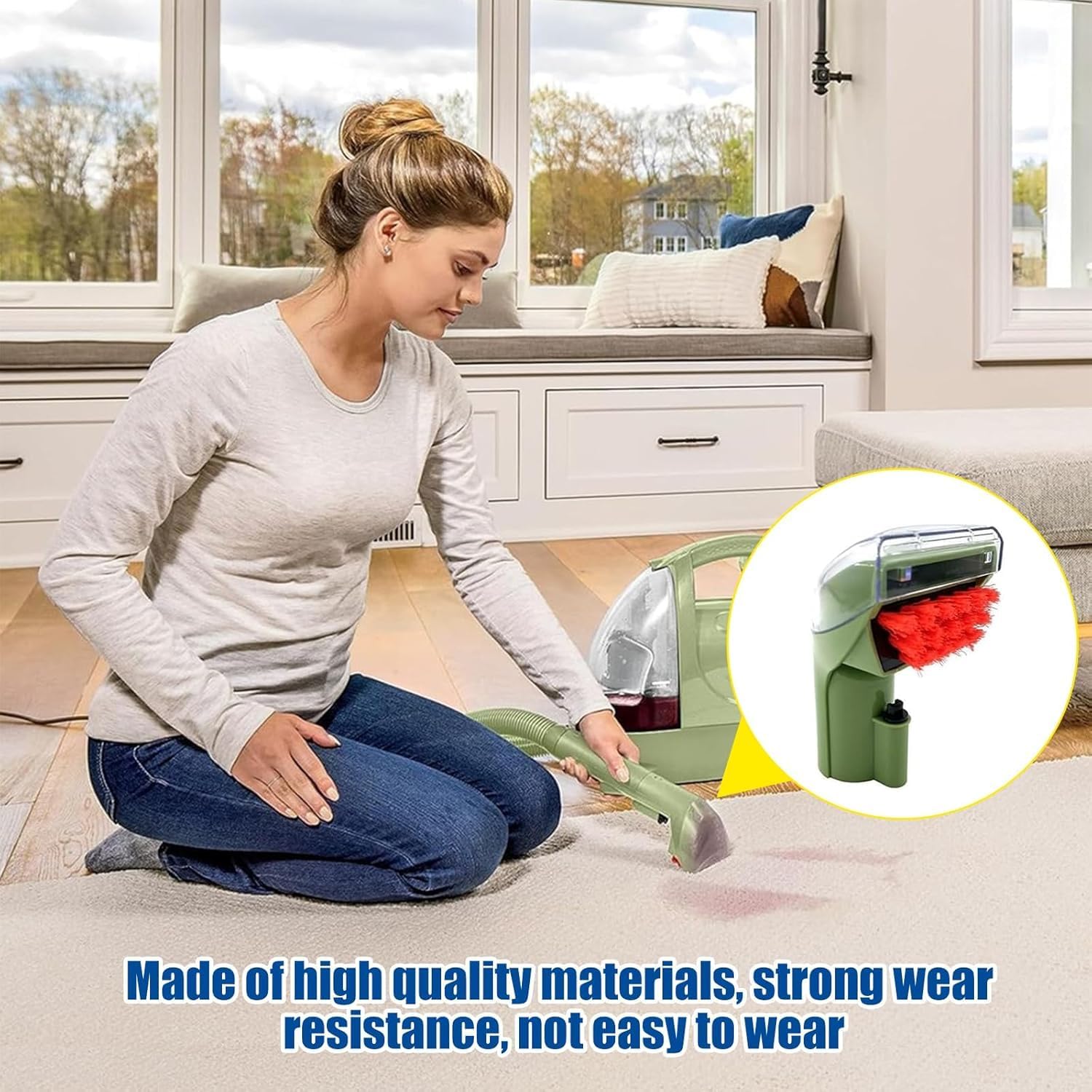 1400B Tough Stain Brush for Bissell Little-Green Vacuums Replacement Brush Head Compatible with Bissell 1400B 1425 1400W 1400 1844 2290A Series Vacuums - Image 3