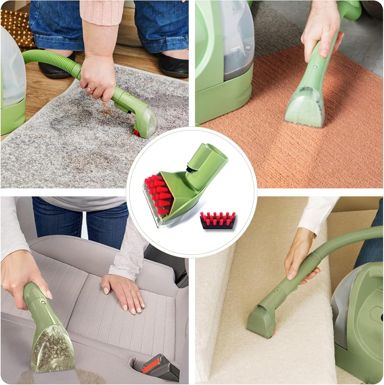 1400B Tough Stain Brush for Bissell Little-Green Vacuums Replacement Brush Head Compatible with Bissell 1400B 1425 1400W 1400 1844 2290A Series Vacuums - Image 4